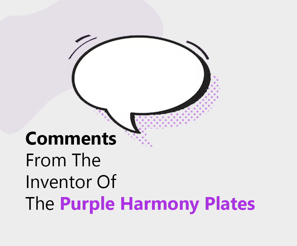 comment from the inventor image in white speech bubble with black text