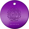 large_disc_purple_plate_front_view large disc purple plate front view